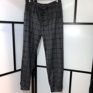 Plaid Joggers